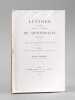 Lettres du Comte et de la Comtesse de Montholon (1819-1821), publiées avec une introduction et des notes. - Thèse présentée à la Faculté des Lettres ...