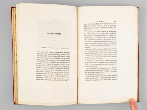 Lettres écrites d'Egypte et de Nubie en 1828 et 1829. CHAMPOLLION LE JEUNE, Jean-François