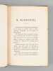 Catalogue des Aquarelles et Dessins des Maîtres anciens et modernes. Oeuvres importantes et de premier ordre composant la collection de M. Marmontel ...
