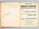 Monsieur Beaucaire. Opérette romantique en 3 actes. Livret [ Exemplaire du metteur en scène Max de Rieux très richement annoté avec nombreuses ...