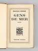 Gens de Mer [ Edition originale - Livre dédicacé par l'auteur - Avec une L.A.S. d'Edouard Peisson ]. PEISSON, Edouard