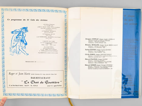 XXXVIe Gala des Artistes sous le signe du Centenaire de Monte-Carlo. 1966 [ Programme 36e Gala des Artistes ] . CHAGALL, Marc ; BRIALY, Jean-Claude ; ...