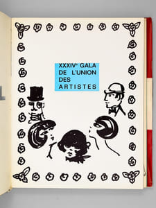 XXXIVe Gala de l'Union des Artistes. 6 mars 1964 [ Programme 34e Gala de l'Union des Artistes ] 