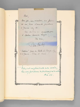 Beethoven. Drame en trois actes en vers [ Edition originale - Livre dédicacé par l'auteur - Avec une L.A.S. de l'auteur ]. FAUCHOIS, René 