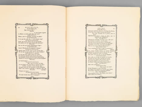 Beethoven. Drame en trois actes en vers [ Edition originale - Livre dédicacé par l'auteur - Avec une L.A.S. de l'auteur ]. FAUCHOIS, René 