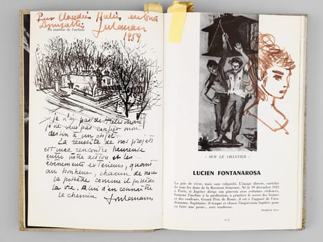 L'Age mécanique. Les Peintres Témoins de leur temps. Musée Galliera Mars-Avril-Mai 1959 [ exemplaire signé et enrichi de dessins originaux par ...