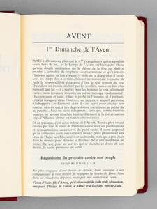 Livre des jours - Office romain des lectures