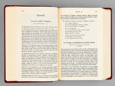 Livre des jours - Office romain des lectures
