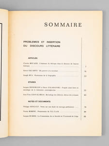 Le discours social ( 2 tomes : Tome 1, août-septembre 1970 et Tome 2) - Cahiers de l'Institut de littérature et de technique artistiques de masse