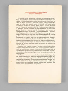 [ Lot de deux livres dédicacés par l'auteur ] La Conversion du Mauvais lecteur  la naissance de la lecture publique ; Les langages documentaires ...