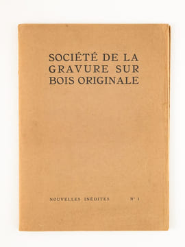 Les Erispaudants - Nouvelle, ornée de 40 bois dessinés et gravé par Georges Bruyer [ Société de la Gravure sur Bois Originale - Nouvelles inédites N° ...