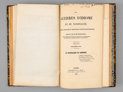 Les Guerres d'Idiome et de Nationalité. Tableaux, Esquisses et Souvenirs d'Histoire Contemporaine [ Edition originale ] [ Suivi de : ] Seconde Partie. ...