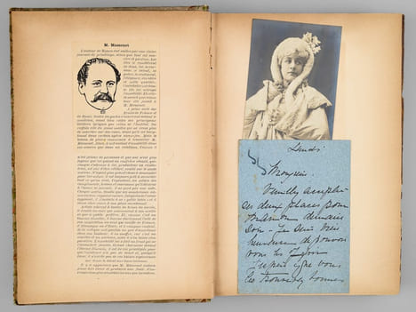 Manon. Opéra Comique en 5 Actes et 6 Tableaux de MM. Henri Meilhac & Philippe Gille. Musique de J. Massenet [ Exemplaire truffé avec une L.A.S. de ...