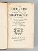 Les Oeuvres de Mylord Comte de Shaftsbury. Contenant ses Caracteristicks, ses Lettres, & autres Ouvrages (3 Tomes - Complet) . SHAFTSBURY, Mylord ...