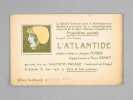 [ Carton d'invitation pour l'avant-première mondiale du film l'Atlantide ] La Société Générale pour le développement industriel & commercial de la ...