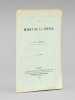 Le Budget de la Science [ Edition originale ]. PASTEUR, Louis