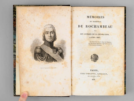 Mémoires du Maréchal de Rochambeau sur les Guerres de la Révolution, de 1789 à 1807. ROCHAMBEAU, Maréchal de [ ROCHAMBEAU, Jean-Baptiste-Donatien de ...