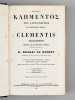 Clementis Alexandrini Opera quae extant Omnia (2 Tomes - Complet) Tomus Prior & Posterior [ Patrologia Graeca Tomus VIII & IX ]. CLEMENS ALEXANDRINUS ...