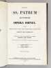Saeculum IV SS. Patrum Aegyptorum Opera Omnia Praecedunt Philonis Carpasii, Asterii Amaseni, Nemesii Emeseni, Hieronymo Graeci Scripta quae supersunt ...
