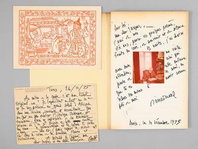 F comme... [ Edition originale - Livre dédicacé par l'auteur avec deux cartes autographes signées ]