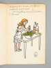 Dessin original en couleurs signé par Jean Effel [ Madame Larousse assaisonnant sa salade de pissenlit... ]. EFFEL, Jean