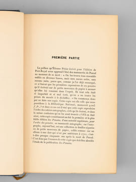 Oeuvres de Blaise Pascal. Pensées (3 Tomes - Complet) (Tomes XII, XIII, XIV des Oeuvres). PASCAL, Blaise ; (BRUNSCHVICG, Léon)
