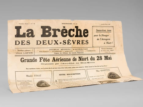 Grande Fête Aérienne de Niort du 28 Mai, organisée par l'Aéro-Club des Deux-Sèvres ( La Brèches des Deux-Sèvres, Première Année N° 16, Samedi 26 mai ...