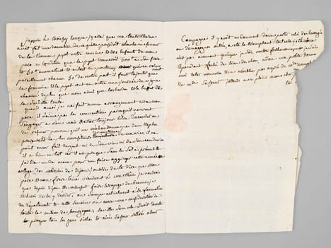 [ Belle L.AS. datée du 11 mai 1790, adressée à Madame Brenet Religieuse Bernardine a l'Abbaye du Lieu-Dieu à Beaune ] "Dijon, 11 mai 90. Il ya déjà ...