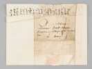 [ Belle L.AS. datée du 11 mai 1790, adressée à Madame Brenet Religieuse Bernardine a l'Abbaye du Lieu-Dieu à Beaune ] "Dijon, 11 mai 90. Il ya déjà ...