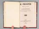 Prosper. Comédie en un acte, en prose [ Edition originale ]. DESNOIRESTERRES, Gustave
