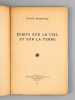 Ecrits sur le Ciel et sur la Terre [ Livre dédicacé par l'auteur à Pierre Louys ]. BONMARIAGE, Sylvain ; [BONMARIAGE DE CERCY ; CERCY d'ERVILLE, Comte ...