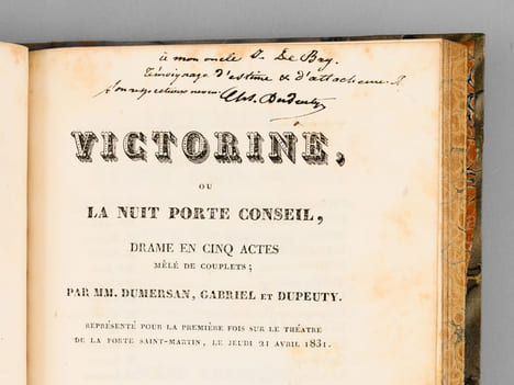 [ Recueil de 6 ouvrages dont 5 pièces de Dupeuty en éditions originales et dont 3 dédicacés par l'auteur ] Le Procès d'un Maréchal de France, 1815 ; ...