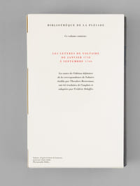 Correspondance V (janvier 1758 - septembre 1760). Edition Théodore Bestermann.