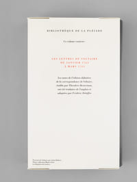 Correspondance VII (janvier 1763 - mars 1765). Edition Théodore Bestermann.