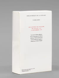 Correspondance IX (juillet 1767 - septembre 1769). Edition Théodore Bestermann.