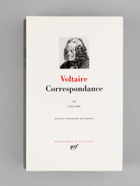 Correspondance IX (juillet 1767 - septembre 1769). Edition Théodore Bestermann.