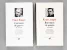 Jounaux de guerre (2 tomes, complet) : Tome I. 1914-1918 ; Tome II. 1939-1948. JÜNGER, Ernst