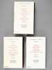 Oeuvres romanesques complètes (3 tomes, complet) : Tome I ; Tome II ; Tome III. Aymé, Marcel