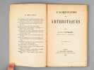 L'Alimentation des Arthritiques [ Edition originale ]. ETTERLEN, Dr. J.