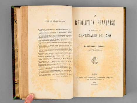 [ Réunion de 13 ouvrages et brochures : ] Révolution et Evolution. Le Centenaire de 1789 et les Conservateurs catholiques. Par G. de Pascal avec une ...