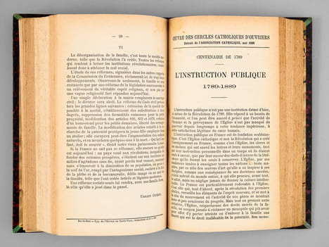 [ Réunion de 13 ouvrages et brochures : ] Révolution et Evolution. Le Centenaire de 1789 et les Conservateurs catholiques. Par G. de Pascal avec une ...