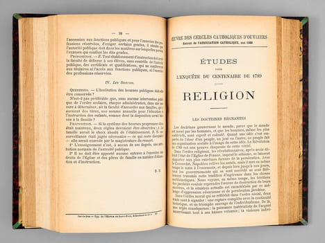 [ Réunion de 13 ouvrages et brochures : ] Révolution et Evolution. Le Centenaire de 1789 et les Conservateurs catholiques. Par G. de Pascal avec une ...