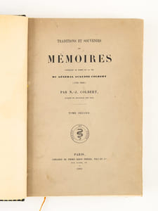 Traditions et Souvenirs ou Mémoires touchant le Temps et la Vie du Général Auguste Colbert (1793-1809) (Tome 2) [ Edition originale ]