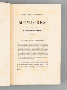 Traditions et Souvenirs ou Mémoires touchant le Temps et la Vie du Général Auguste Colbert (1793-1809) (Tome 4) [ Edition originale ]. COLBERT, N.-J. ...