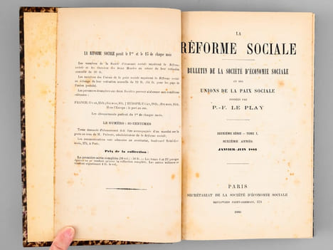 La Réforme Sociale. Bulletin de la Société d'Economie Sociale et des Unions de la Paix Sociale (Sixième Année. Deuxième Série, Tomes I et II - Année ...