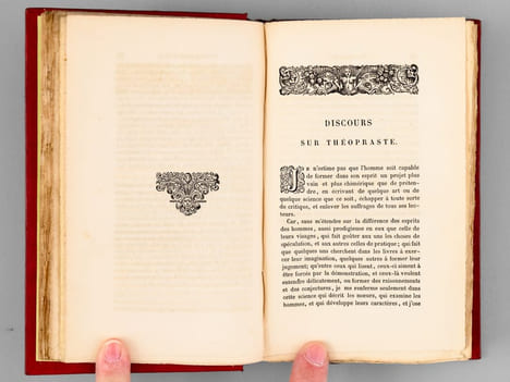 Les Caractères de Théophraste. Traduits du grec avec Les Caractères ou les Moeurs de ce Siècle par La Bruyère. LA BRUYERE ; (DESTAILLEUR, Adrien)