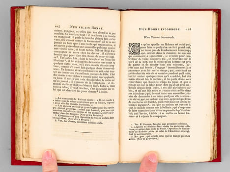 Les Caractères de Théophraste. Traduits du grec avec Les Caractères ou les Moeurs de ce Siècle par La Bruyère. LA BRUYERE ; (DESTAILLEUR, Adrien)