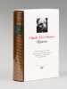 Oeuvres. . LEVI-STRAUSS, Claude