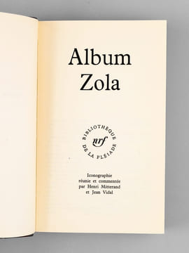 Album Zola . Collectif ; ZOLA, Emile ; MITTERAND, Henri ; VIDAL, Jean
