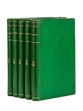 Oeuvres d'Haydn en Partitions. Quatuors (10 Tomes en 5 Volumes - Complet). HAYDN, Joseph ; (LOBRY)